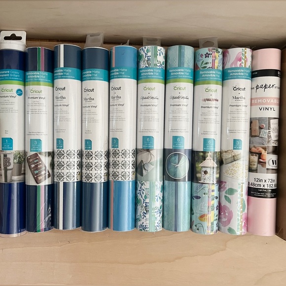 Cricut Office Nwt Cricut Vinyl Removable Bundle Poshmark